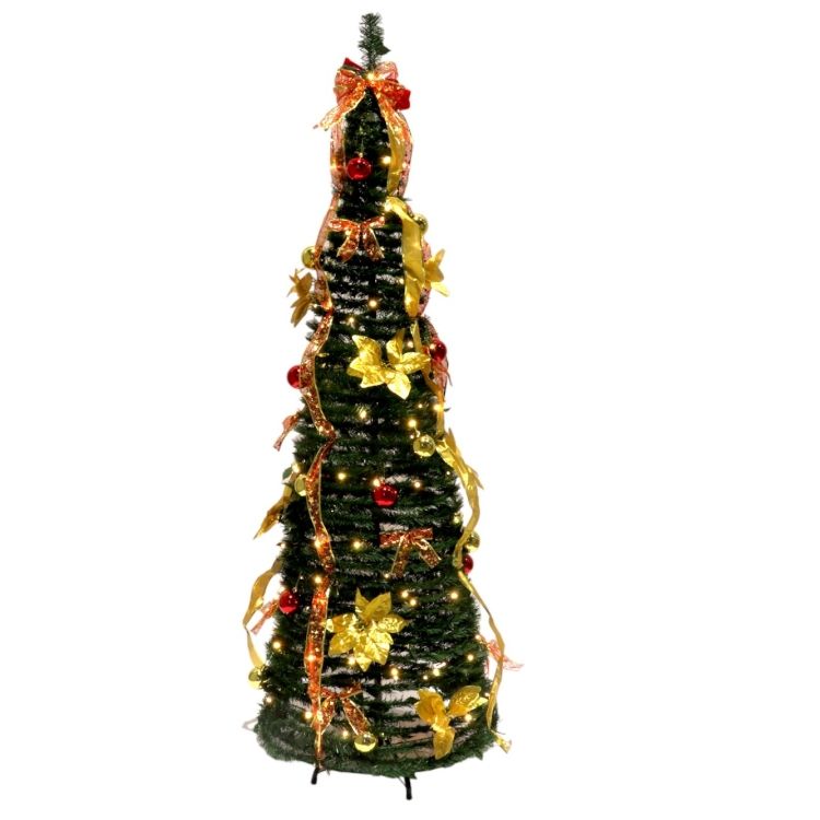 POP-UP CHRISTMAS TREE WITH LED LIGHTS